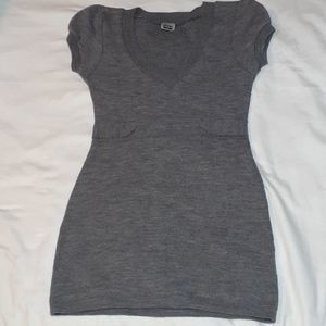 Hera Grey Bodycon Sweater‎ Dress Large